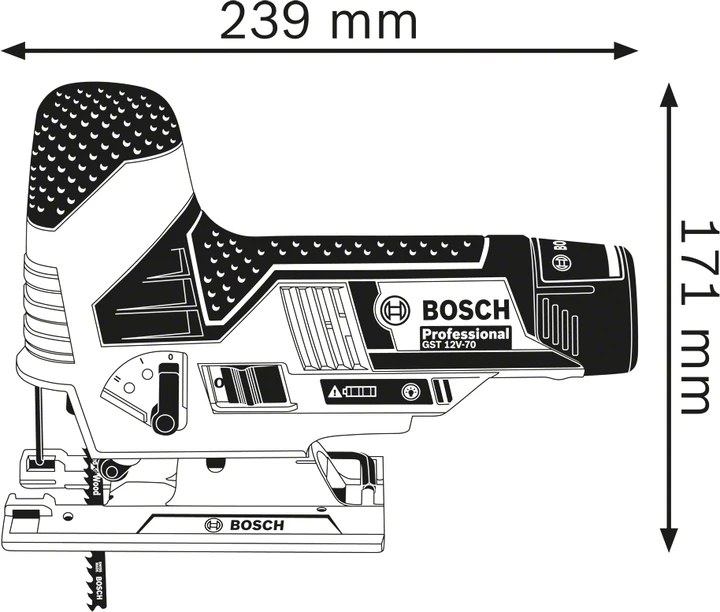 Электролобзик Bosch GST 10,8 V-Li (06015A1001)  Фото №3