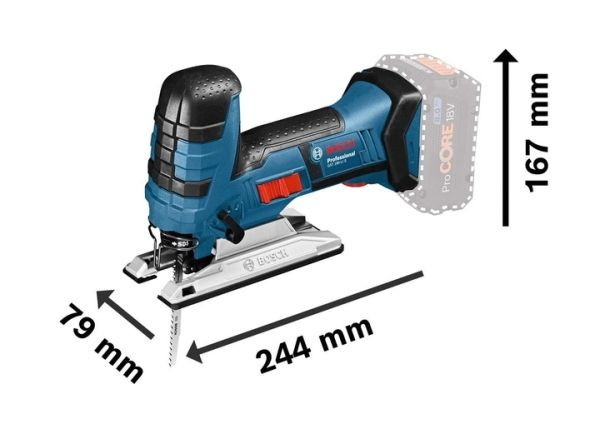 Електролобзик Bosch GST 18 V-LI S (06015A5100)  Фото №1