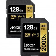 Карта пам&#039;яті Lexar 128 GB SDXC UHS-II U3 V60 Professional 1667x LSD128CB1667