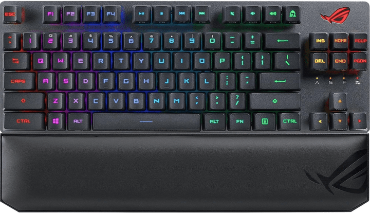 Клавіатура Asus ROG Strix Scope RX TKL Wireless Deluxe RGB USB/WL/BT Black (90MP02J0-BKUA01)