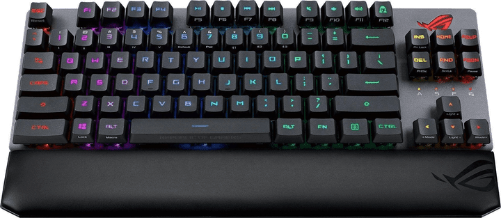 Клавіатура Asus ROG Strix Scope RX TKL Wireless Deluxe RGB USB/WL/BT Black (90MP02J0-BKUA01)  Фото №2