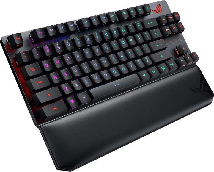 Клавіатура Asus ROG Strix Scope RX TKL Wireless Deluxe RGB USB/WL/BT Black (90MP02J0-BKUA01)  Фото №3