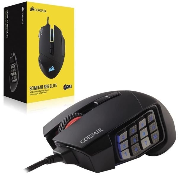 Миша Corsair Scimitar RGB Elite USB Black (CH-9304211-EU)  Фото №4