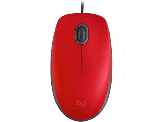Мышь Logitech M110 Silent Red (910-005489 910-006759)  Фото №0