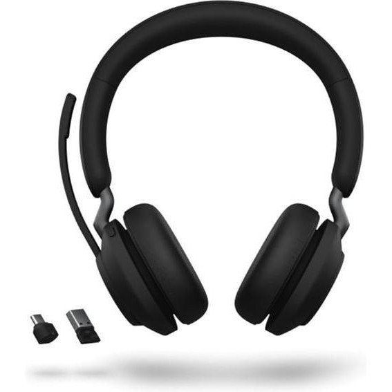 Навушники з мікрофоном JABRA Evolve2 65 MS Stereo Black (26599-999-899)  Фото №1