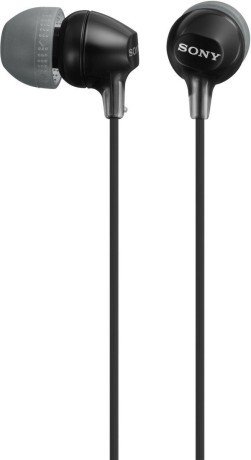 Навушники без мікрофону Sony MDR-EX15LP Black  Фото №1
