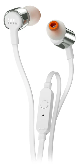 Навушники з мікрофоном JBL T210 Grey (JBLT210GRY)  Фото №3