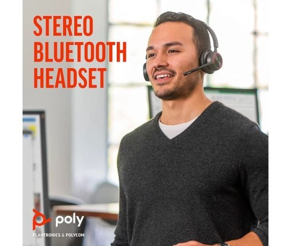 Навушники з мікрофоном Plantronics Poly Voyager 4320 UC Charge Stand (218476-01)  Фото №4