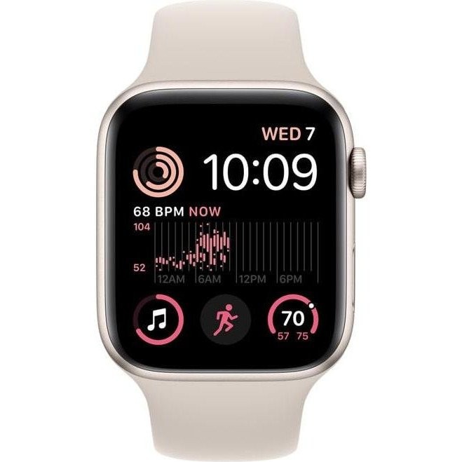 Смарт-годинник Apple Watch SE 2 GPS + Cellular 40mm Starlight Alu. Case w. Starlight Sport Band - M/L (MNTL3/MRG03/MRG23)