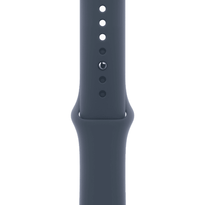 Смарт-годинник Apple Watch SE 2 GPS + Cellular 40mm Silver Aluminum Case w. Storm Blue Sport Band - S/M (MRGH3/MRGJ3)  Фото №1