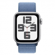 Смарт-часы Apple Watch SE 2 GPS + Cellular 40mm Silver Aluminium Case w. Winter Blue Sport Loop (MRGQ3)