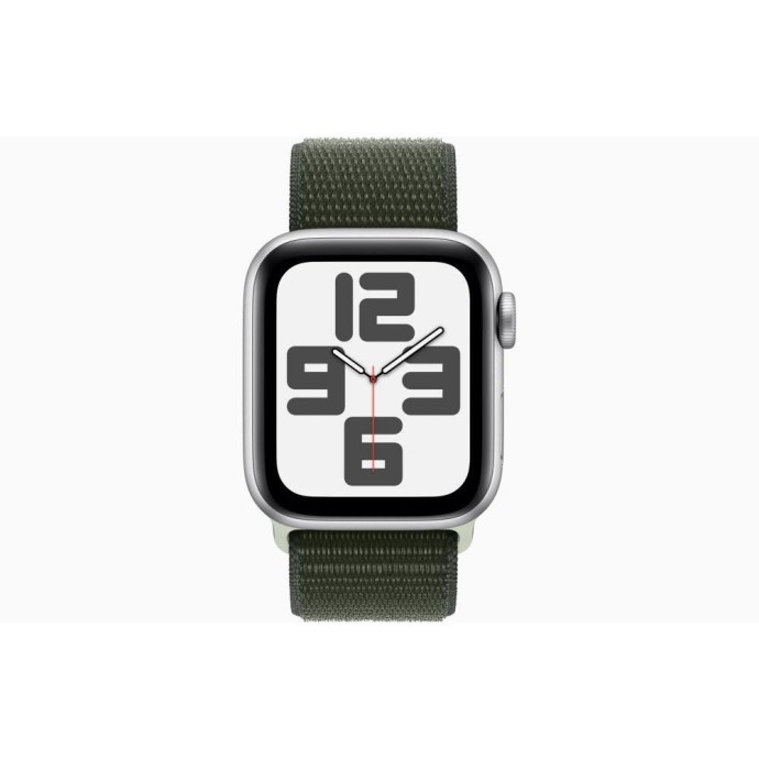 Смарт-годинник Apple Watch SE 2 GPS 40mm Silver Aluminum Case w. Cypress Sport Loop (MRTT3+MT573)  Фото №0