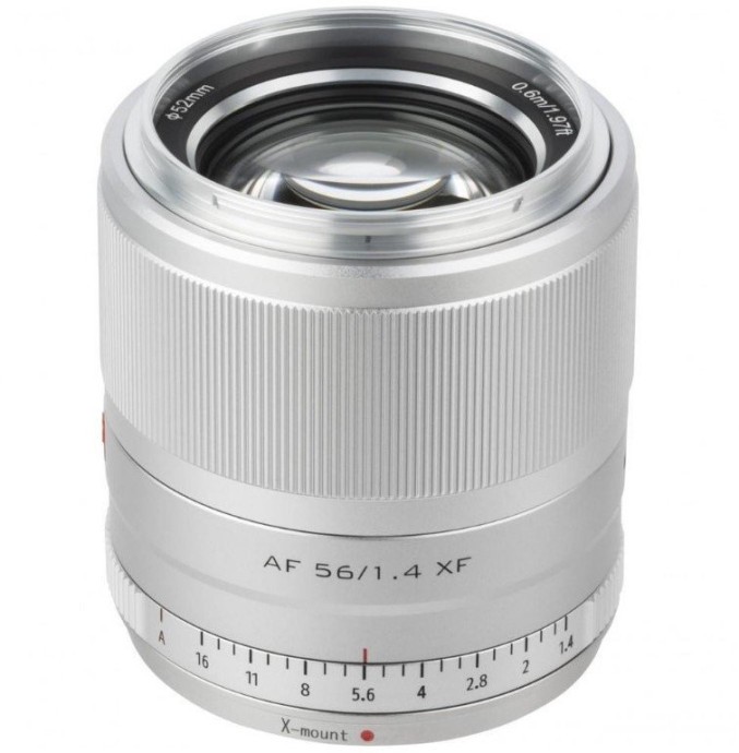 Стандартный объектив Viltrox AF 56mm f/1,4 STM Lens for Nikon Z Silver  Фото №0