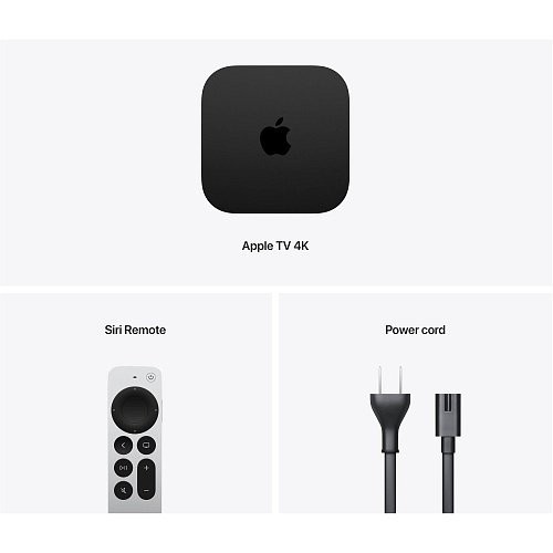 Стаціонарний медіаплеєр Apple TV 4K 2022 Wi-Fi 64 GB (MN873)  Фото №5