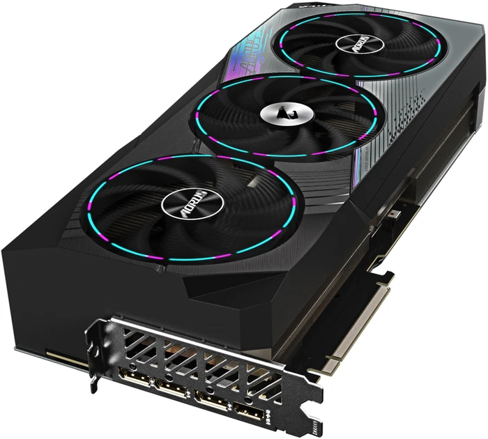 Видеокарта Gigabyte AORUS GeForce RTX 4080 SUPER MASTER 16G (GV-N408SAORUS M-16GD)  Фото №3