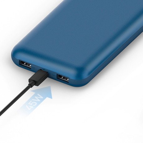 Зовнішній акумулятор (павербанк) ZMI 10 Pro Power Bank 20000mah 65W Blue (QB823)  Фото №0