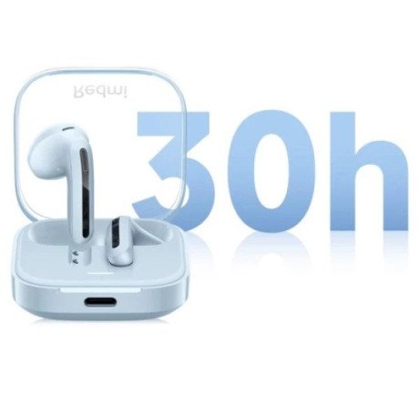 Наушники TWS Xiaomi Redmi Buds 6 Active White (BHR8391GL, BHR8392CN)  Фото №4