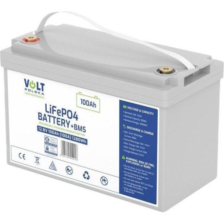 Акумулятор Volt Polska LiFePO4 12,8V 100Ah (100A) + BMS
