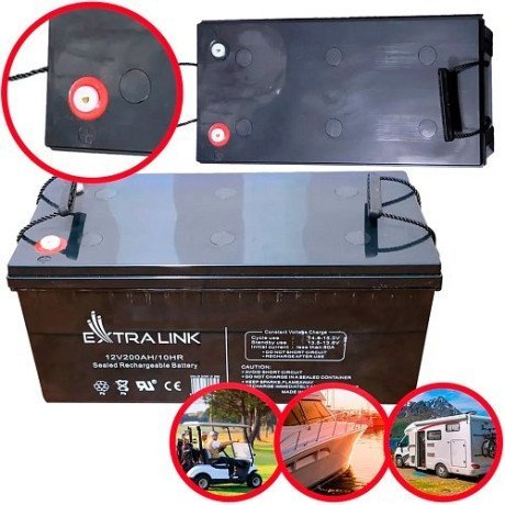 Аккумулятор для ИБП Extralink AGM 12V 200Ah (EX.9793)  Фото №2