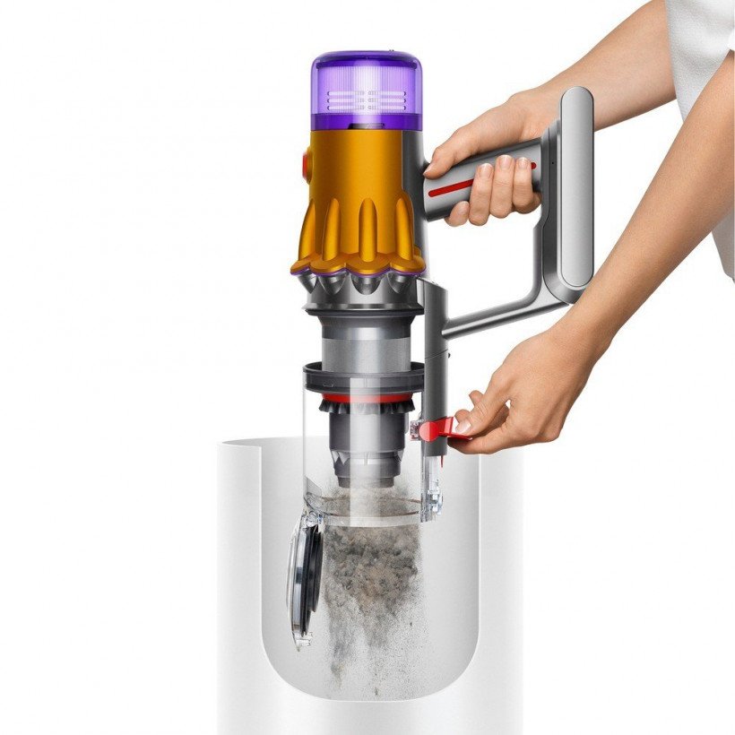 Вертикальний + ручний пилосос (2в1) Dyson V12 Detect Slim Absolute - Gold (447287-01)  Фото №3
