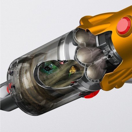 Вертикальний + ручний пилосос (2в1) Dyson V12 Detect Slim Absolute - Gold (447287-01)  Фото №2