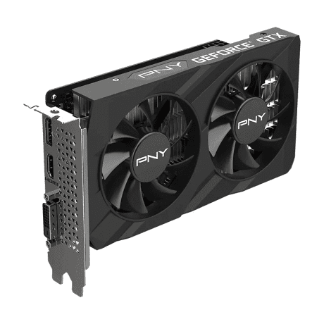 Видеокарта Pny GeForce GTX 1650 Dual Fan 4GB GDDR6 (VCG16514D6DFXPB1)  Фото №3