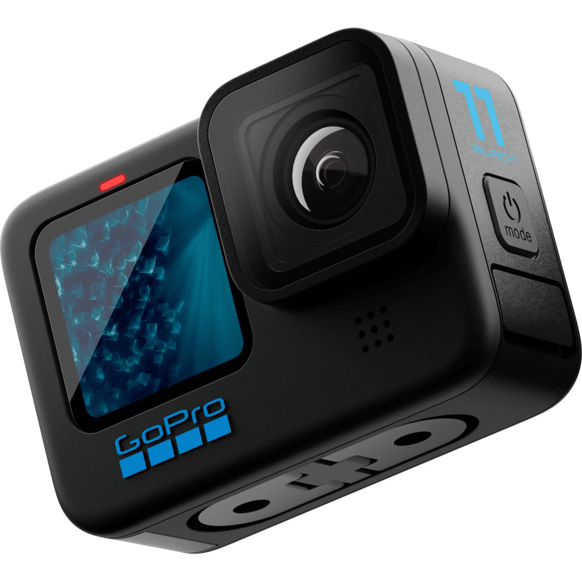 Экшн-камера GoPro HERO11 Black Bundle (CHDCB-111-TH) (Battery (2) + 64GB microSD Card + Shorty Mini Extension Pole)  Фото №1