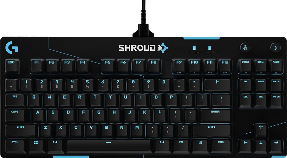Клавіатура Logitech G Pro X Gaming Keyboard Shroud Edition (920-009846)