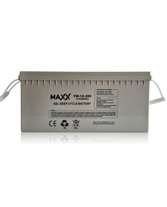 Акумулятор MAXX гелевий FM-12-200 200AH 12V