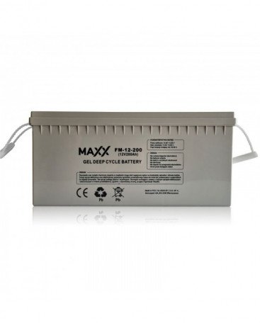 Акумулятор MAXX гелевий FM-12-200 200AH 12V