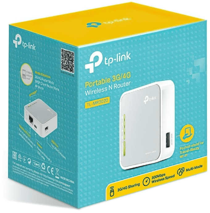 Беспроводной маршрутизатор (роутер) TP-Link TL-MR3020  Фото №3