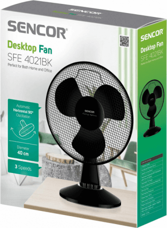 Вентилятор настільний Sencor SFE 4021BK  Фото №0