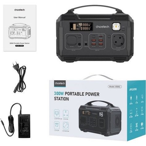 Зарядна станція Choetech Portable Power Station 300W (BS002)  Фото №1