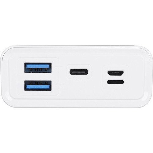Зовнішній акумулятор (павербанк) BLOW PB40A USB-C 2xUSB 40000 mAh White (PB40AW)  Фото №1