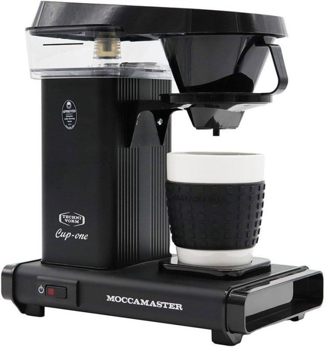 Капельная кофеварка MoccaMaster Cup-One Coffee Brewer Cream Black  Фото №0