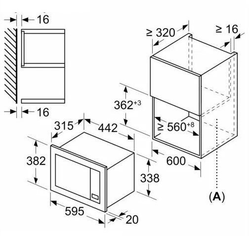 Мікрохвильовка з грилем Bosch BEL623MB3  Фото №1