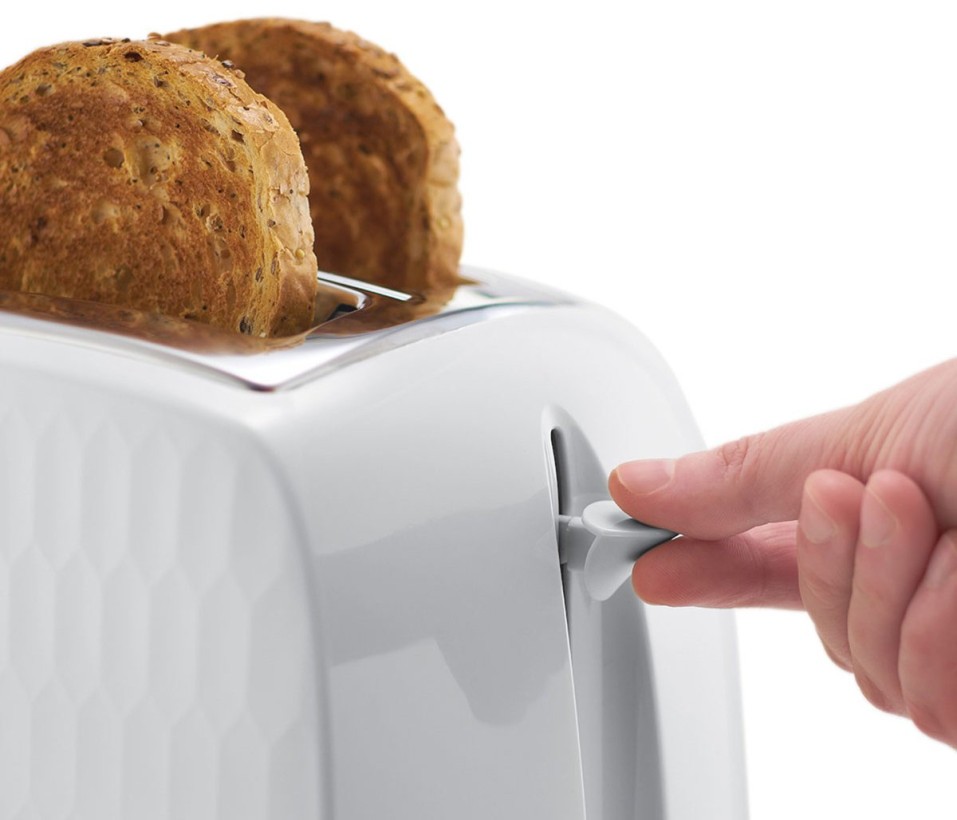 Тостер Russell Hobbs Honeycomb White 26060-56  Фото №3