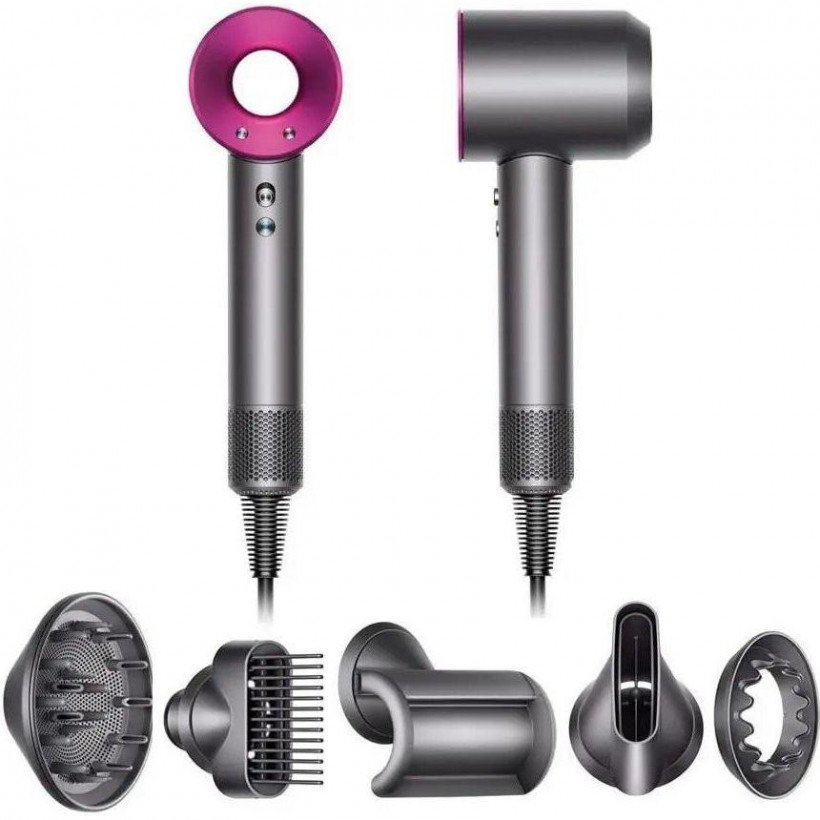 Фэн Dyson Supersonic HD08 Fuchsia/Nickel (390286-01)