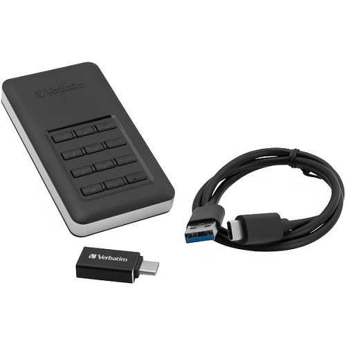 SSD накопитель с аппаратным шифрованием Verbatim Store &#039;n&#039; Go Portable 256 GB (53402)  Фото №4