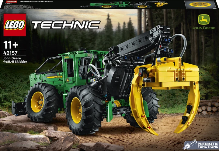 Блоковий конструктор LEGO Technic Трелювальний трактор John Deere 948L-II (42157)