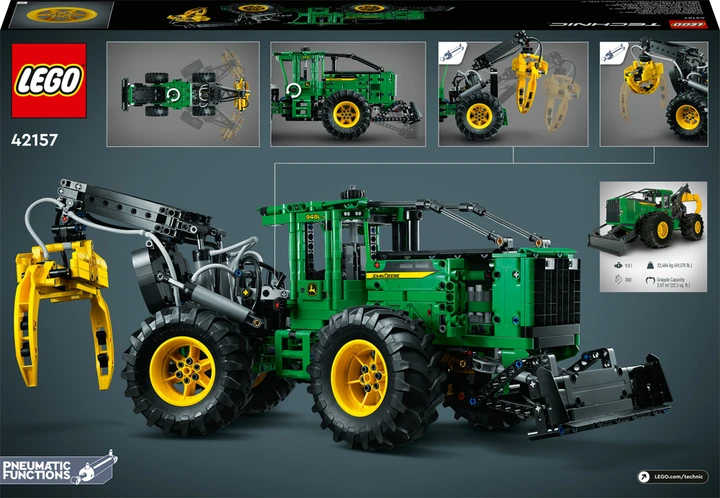 Блоковий конструктор LEGO Technic Трелювальний трактор John Deere 948L-II (42157)  Фото №8