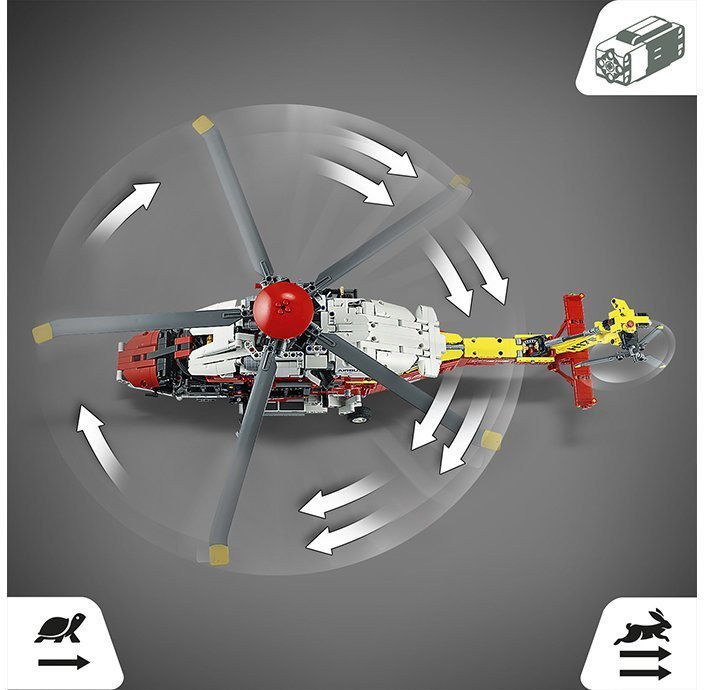Блоковый конструктор LEGO Спасательный вертолет Airbus H175 (42145)  Фото №1