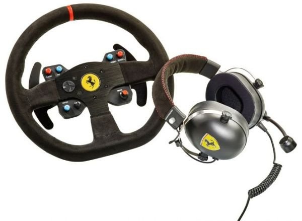 Кермо Thrustmaster Race Kit Ferrari 599XX EVO Edition With Alcantara PC/PS4/PS3 (4160771)  Фото №0