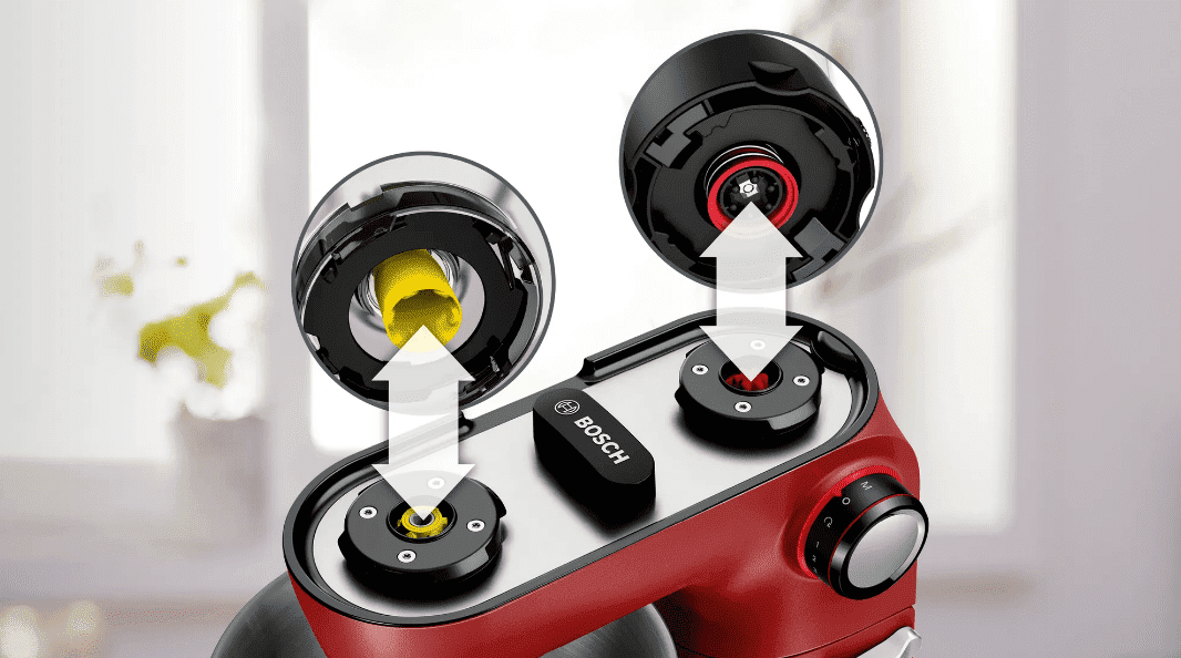 Кухонная машина Bosch OptiMUM Series 8 Red Silver MUM9A66R00  Фото №6