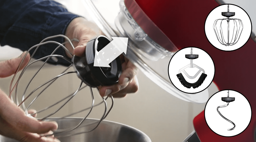 Кухонная машина Bosch OptiMUM Series 8 Red Silver MUM9A66R00  Фото №8