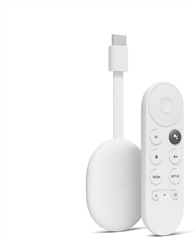 Медіаплеєр Сhromecast Google Chromecast HD with Google TV Snow (GA03131-FR)