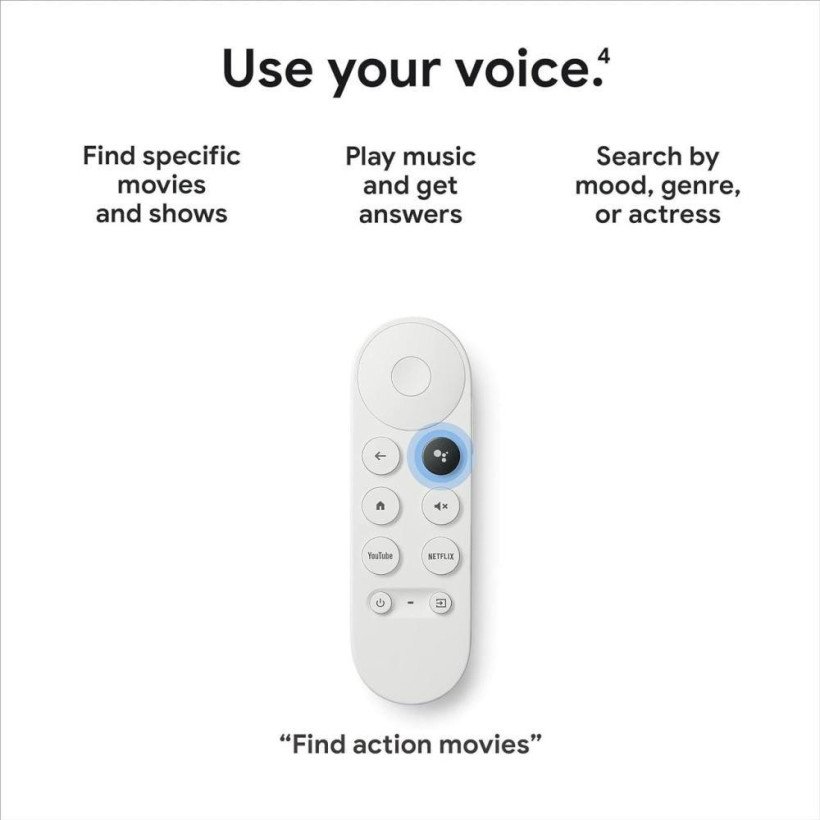 Медіаплеєр Сhromecast Google Chromecast HD with Google TV Snow (GA03131-FR)  Фото №2