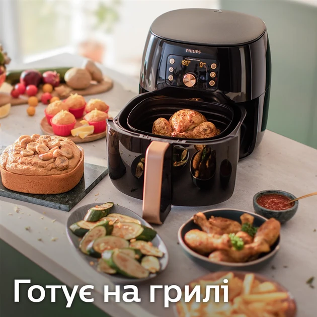 Мультипечь (аэрофритюрница) Philips Ovi Smart XXL HD9867/90  Фото №12