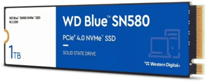 SSD накопичувач WD Blue SN580 1 TB (WDS100T3B0E)  Фото №1