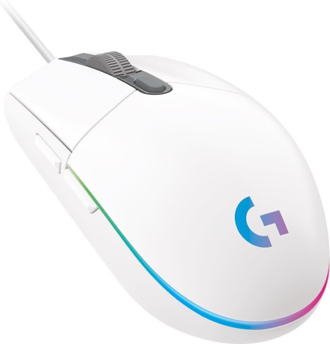 Мышь Logitech G203 Gaming Lightsync RGB White (910-005797)  Фото №2